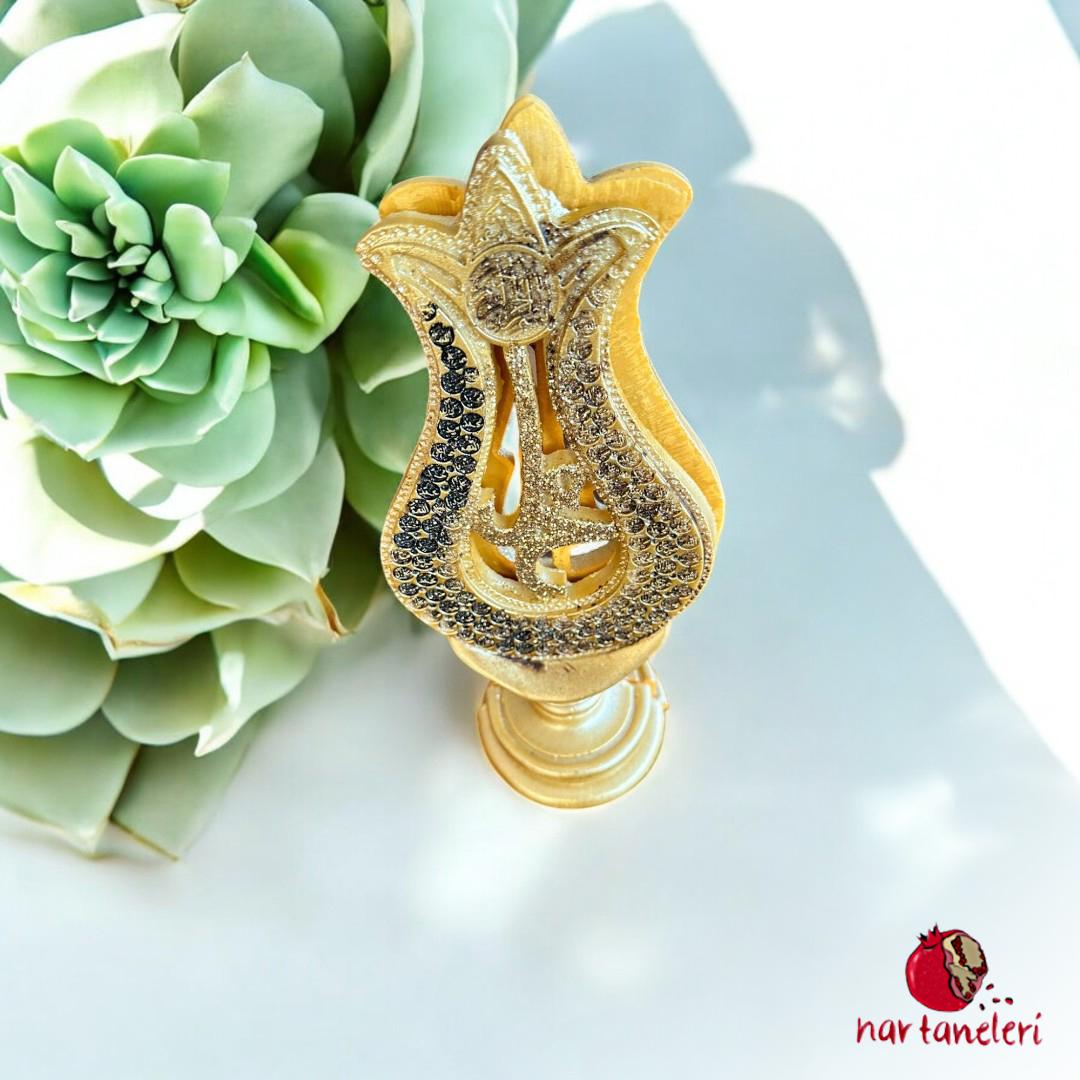 Elegant Golden Decorative Bookend