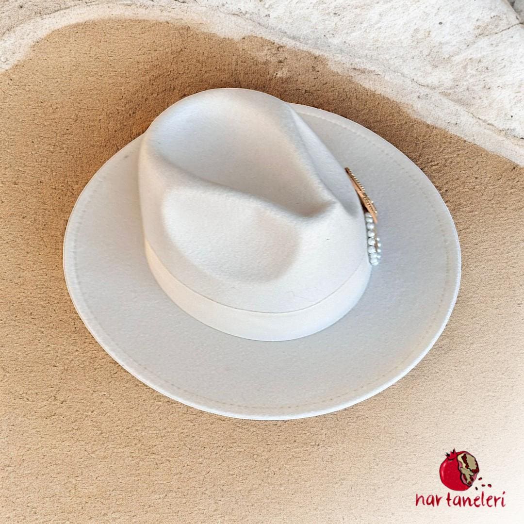 Unique Handmade White Cowboy Hat